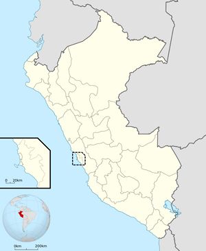 Carte Pérou vierge