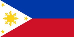 Carte drapeaux Philippines