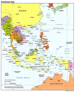 Carte frontières Philippines