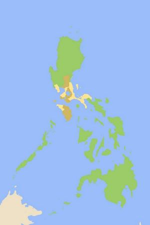 Carte topographique Philippines