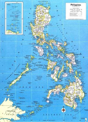Grande carte Philippines