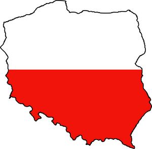 Carte drapeaux Pologne