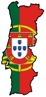 Carte drapeaux Portugal