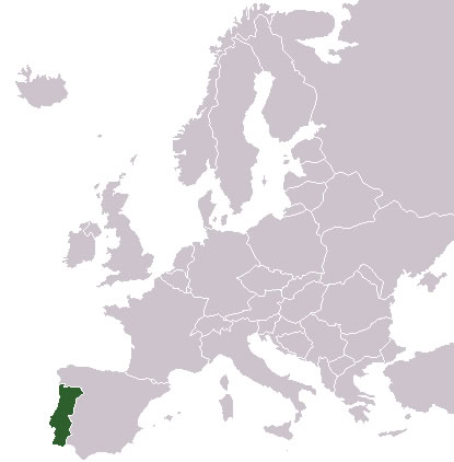 carte du portugal dans le monde