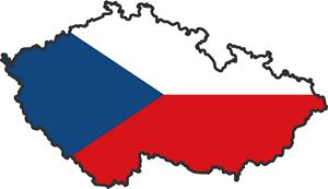Carte drapeaux République tchèque