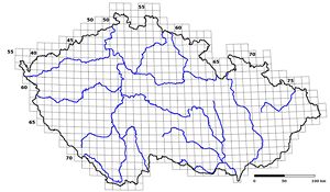 Carte République tchèque vierge