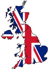 Carte drapeaux Royaume-Uni