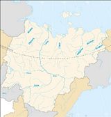 Carte fleuves Russie