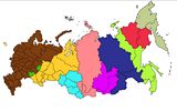 Carte fuseaux horaires Russie