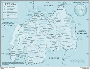 Carte Rwanda