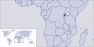 Localiser Rwanda sur carte du monde