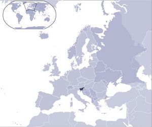 Localiser Slovénie sur carte du monde