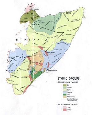 Carte population Somalie