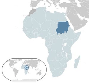 Localiser Soudan sur carte du monde