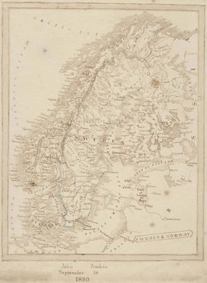 Carte historique Suède