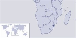 Localiser Swaziland sur carte du monde