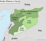Carte des langues Syrie