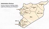 Carte politique Syrie