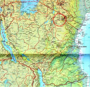 Grande carte Tanzanie