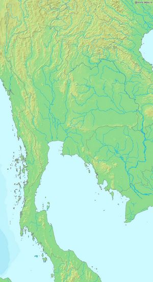 Carte géographique Thaïlande