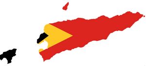 Carte drapeaux Timor