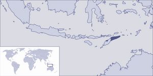 Localiser Timor sur carte du monde