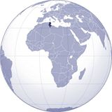 Localiser Tunisie sur carte du monde