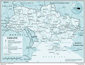 Carte Ukraine