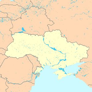 Carte Ukraine vierge