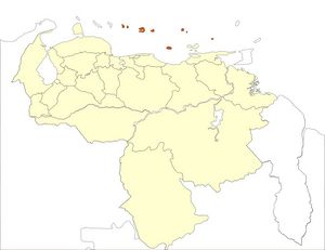 Carte Venezuela vierge