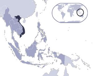 Localiser Viêt Nam sur carte du monde