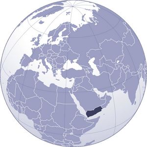 Localiser Yémen sur carte du monde