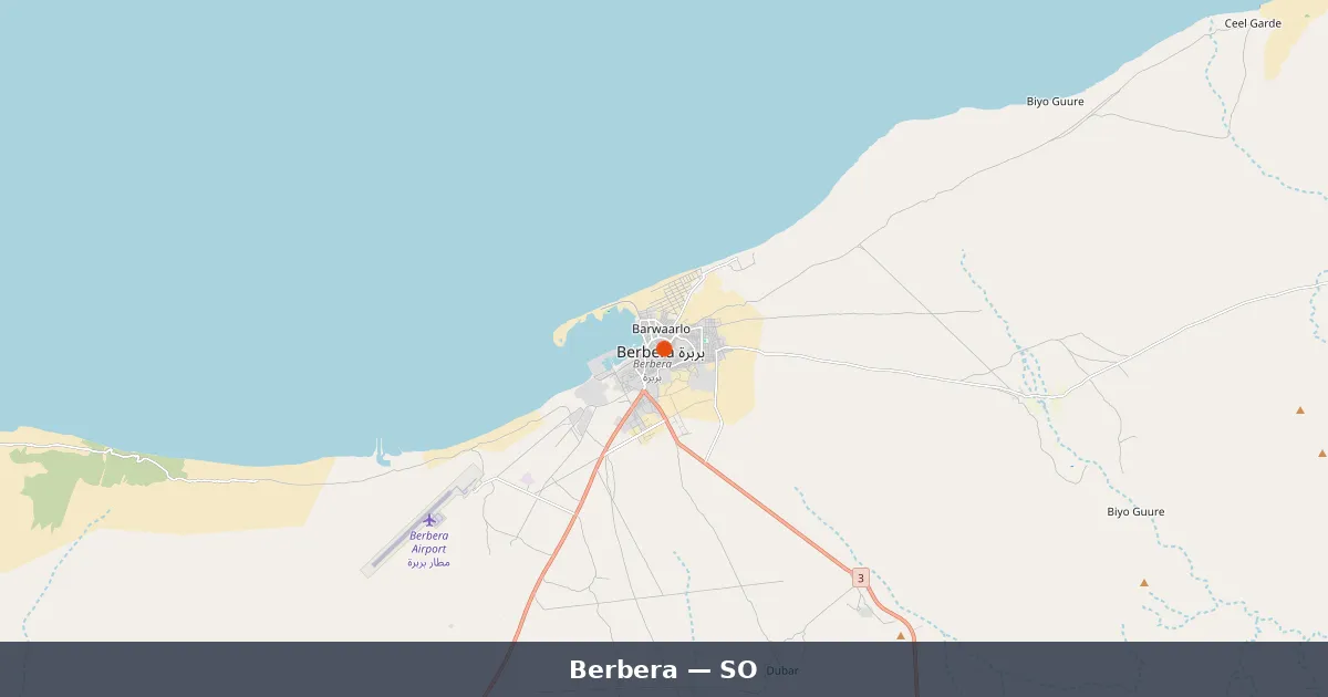 Berbera - Guide complet Somalie | Carte du Monde