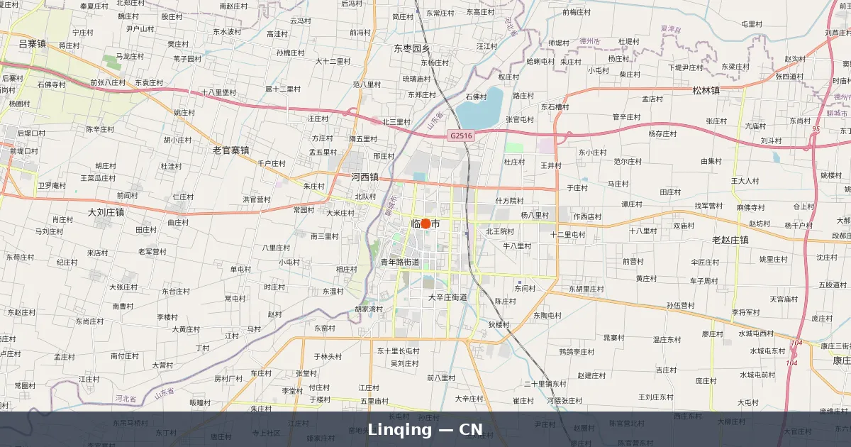 Linqing - Guide complet Chine | Carte du Monde