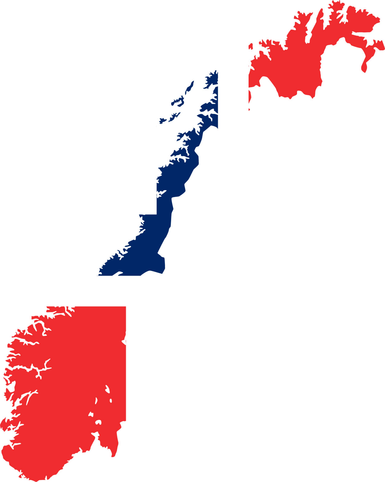 Carte drapeaux Norvège