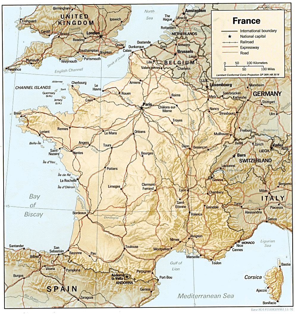 Carte de France