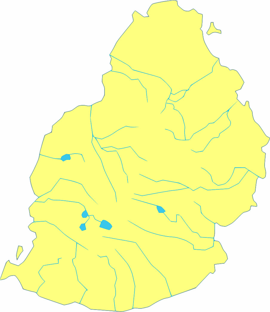 Carte Maurice rivière vierge