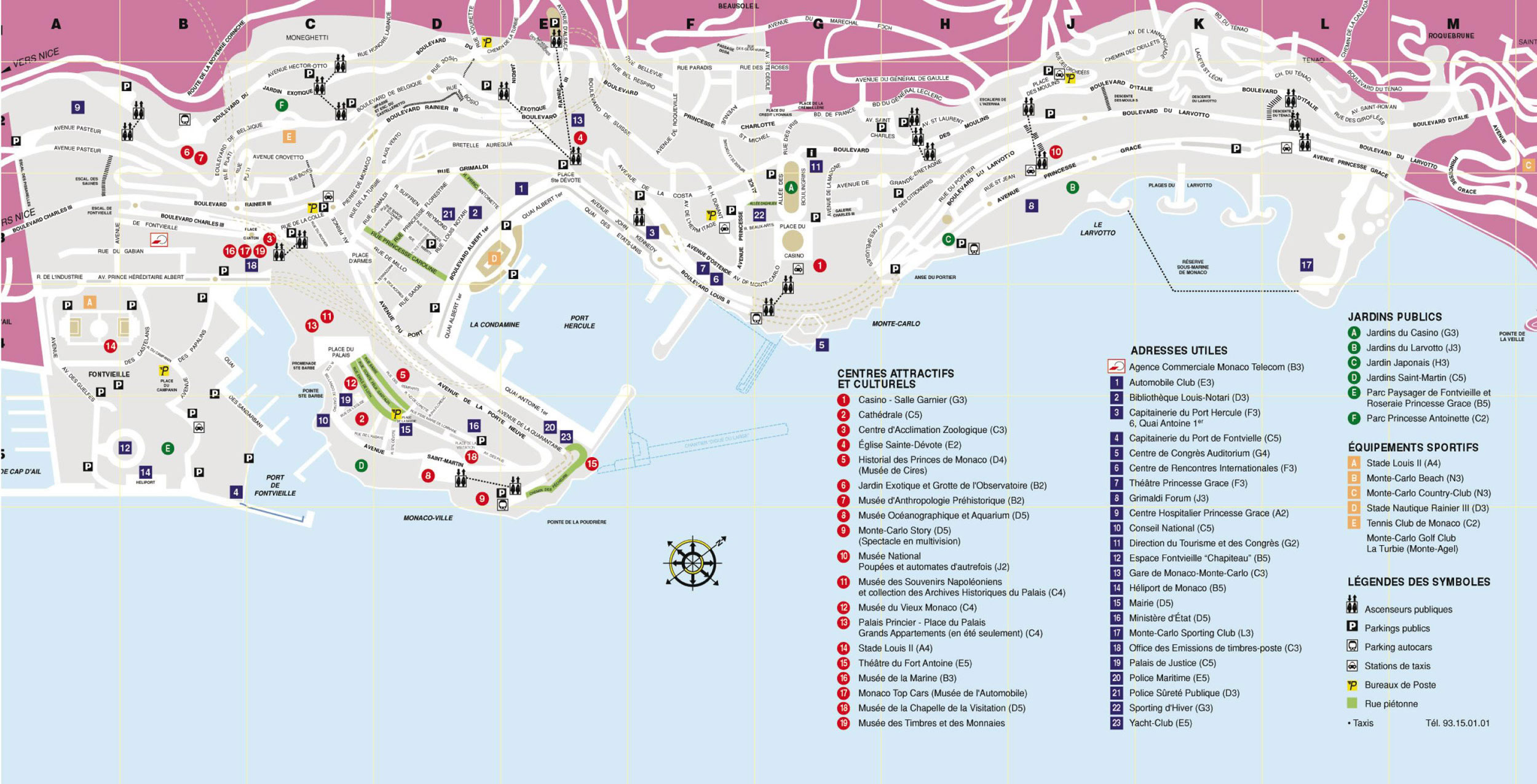 Carte monaco