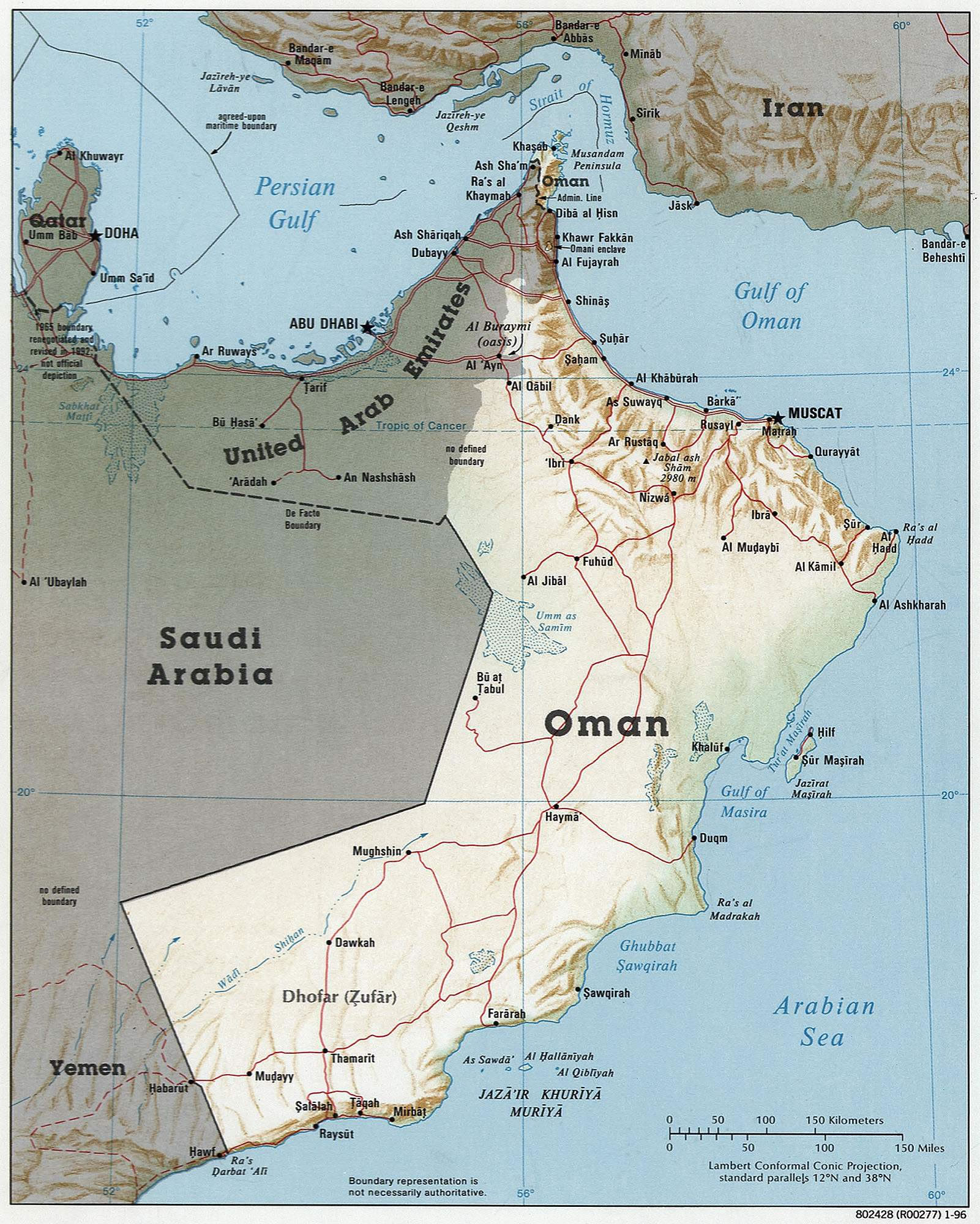 Carte Oman