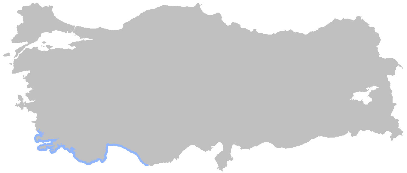 Carte Turquie vierge